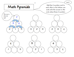 Some students love math — others not so much. Maths Pyramids For Mental Maths Practice Practical Pages
