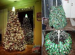 You can use a wreath on your front door, as they commonly are found, but also on your interior doors! 10 Most Creative Christmas Trees Made Using Recycled Materials Greendiary Greendia Unusual Christmas Trees Recycled Christmas Tree Creative Christmas Trees