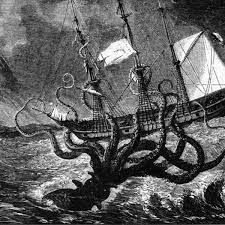 The kraken is a gigantic sea monster from scandinavian folklore that rises up from the ocean to devour its enemies. The Real Life Origins Of The Legendary Kraken