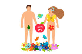 Link to philistines capture the ark coloring page. Adam And Eve Bible Genesis Vector Illustration With Naked W 901143 Illustrations Design Bundles
