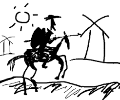 Twelve windmills can be found atop the cerro calderico ridge, along with a striking 12th century castle. Picasso S Don Quixote Approaches Windmill Drawing By Snufkin Drawception Windmill Drawing Picasso Don Quixote Don Quixote