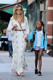 They have three biological children together: Heidi Klum S Daughters Helene Lou Sulola S Ultimate Bio