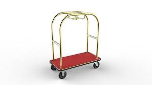 Hotel Trolley 08 3d Model In 2020 3d Model Hotel Model