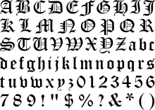 Check spelling or type a new query. Blackletter Wikipedia