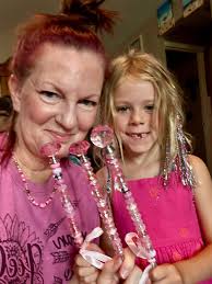 My granddaughter and I just made these fun fairy wands together