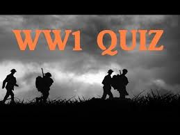 Image result for world war 1 quiz