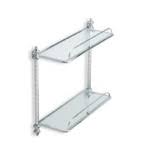 Our bathroom storage & organization category offers a great selection of shelves and more. Gedy 7819 60 13 By Nameek S Maine Round Chrome Bathroom Shelf With Frosted Glass Thebathoutlet