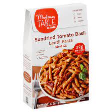 Modern table gluten free beet pasta is a gluten free corn free pasta that goes great in a number of dishes. Modern Table Meals Sundried Tomato Basil Lentil Pasta Shop Pantry Meals At H E B