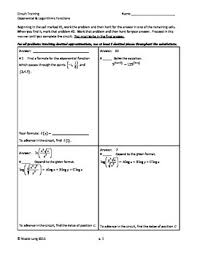 Circuit Training Exponential And Logarithmic Functions In 2020 Exponential Logarithmic Functions College Algebra