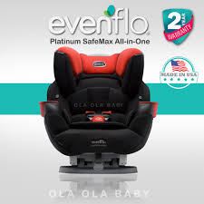 Evenflo Safemax All In One Car Seat 2 Years Warranty Shopee Malaysia