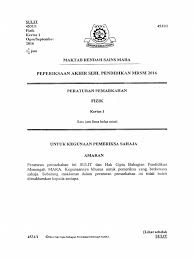 Koleksi soalan percubaan spm 2017 dan spm 2016 + skema jawapan. Mrsm Skema Trial 2016