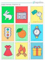 En este juego para mejorar la memoria de trabajo, se presentan cuatro relojes, de los cuales solo uno de ellos marca la hora exacta. Juego De Memoria Tarjetas Para Imprimir En Pdf De Juego Memory