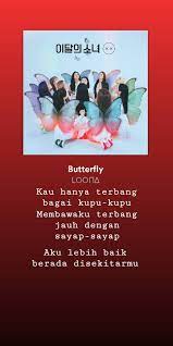 Butterfly Loona Kupu Kupu Lirik Lagu Lirik
