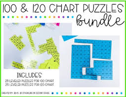 Hundreds chart puzzle math activity for kindergarten, 1st grade . Hundreds Chart Puzzles And 120 Chart Puzzles By Sparkling In Second Grade