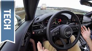 Assistenzpaket Tour Im Audi A4 Im Test Teilautonomes Fahren Tempolimitubernahme Acc Lane Assist Youtube