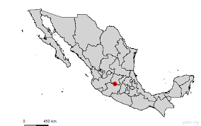 Mapa del municipio de moroleón en this file was derived from: Gadm