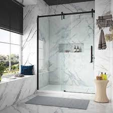 Tempered Glass Shower Door In 2020 Tempered Glass Shower Doors Shower Doors Glass Shower Doors