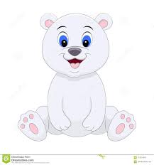 Vector illustration of a polar bear walking or standing polar bear, side view. Transparent Background Cute Polar Bear Clipart Novocom Top