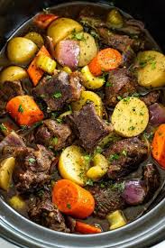 Add carrot, onion, and potatoes to pot sprinkling the remaining flour over the veggies to coat. Easy Slow Cooker Beef Stew Jessica Gavin