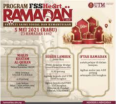 More images for fakulti sains sosial dan kemanusiaan utm » Fssh Terjemah Nilai Teras Kerohanian Melalui Program Fssheart Ramadan 2021 1442 Utm Newshub
