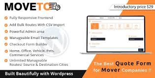 Moveto Mover Quotes And Booking Management Tool Mover Company Movers Quotes