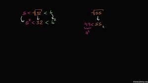 Square roots in the real world. Approximating Square Roots Video Khan Academy
