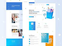 Pharmacy Landing Page Design By Awlad Hossain Landing Page Design Web Template Design Web Design