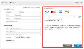 The information that you enter during the steps below will be the credit card that is charged whenever you make a purchase in itunes or in the app store. How To Change Credit Card Data For Apple Id Ask Different
