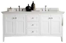 Find bathroom vanities in different styles and wood finishes at builders surplus kitchen & bath cabinets. Palisades 72 Double Vanity Bright White Base Cabinet Only Transitional Bathroom Vanities And Sink Consoles By Luxx Kitchen And Bath Houzz