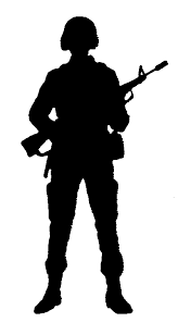 Pin By Dale Crow On Silhouette Soldier Silhouette Soldier Tattoo Soldier Drawing