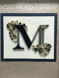 From i.pinimg.com there's a variety of letter templates to suit a range of needs, from a formal business letter template for clients, to a friendly personal letter template for grandma. Letter M Quilling Quilling Letters Quilling Quilling Designs