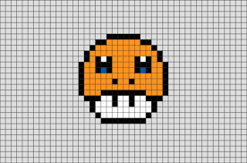 Pokemon Mario Mushroom 2 Pixel Art Pixel Art Pixel Art Design Lego Art