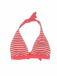 details about tommy hilfiger women red swimsuit top sm petite