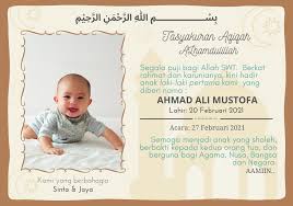 Saat ini baru tersedia rangkaian nama islami dan rangkaian nama modern). Jual Kartu Ucapan Syukuran Bayi Terbaru Lazada Co Id