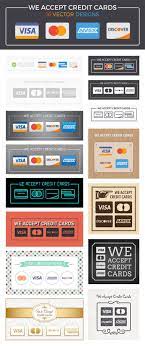 We Accept Credit Cards: 16 Editable Vector Designs For Your Website (Free  Download)