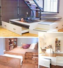 32 Really Clever Bed Solutions For Small Spaces Space Saving Tiny House Storage Tiny House Furniture Space Saving Furniture Tiny Houses