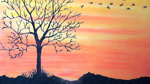 Check spelling or type a new query. Sunset Easy Drawings Of Nature Novocom Top