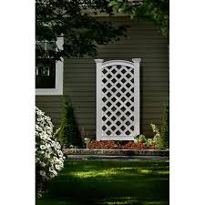 A l'instar d'une architecture de volière généreuse et grandement ouverte, la pergola invite. Luxembourg 56 5 Classic Vinyl Trellis White Walmart Com Trellis Fence Pergola Designs Outdoor Pergola