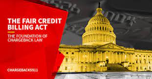 Fair credit card billing act. The Fair Credit Billing Act The Foundation Of Chargeback Law