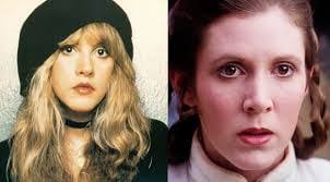 Carrie Fisher and Stevie Nicks : r/CelebrityLookalikes