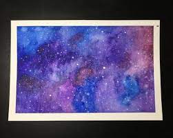 How To Paint A Watercolor Galaxy 13