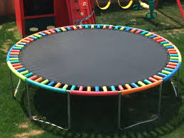 Diy Pool Noodle Safety Hack For Springs On Trampoline Backyardtrampolinechildren Backyardtrampolineslee Backyard Trampoline Backyard Playground Diy Backyard