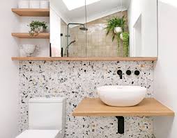 My Bathroom Renovation It S All About Terrazzo And Moroccan Tiles We Are Scout Bathroom Design Small Simple Bathroom Designs Simple Bathroom