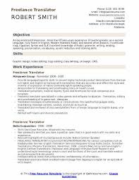 Freelance Translator Resume Samples Qwikresume