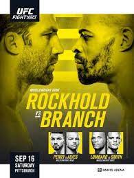 'usman vs masvidal 2' (21 cares) espn+ main ppv card | sat. Ufc Fight Night 116 Rockhold Vs Branch Mma Event Tapology