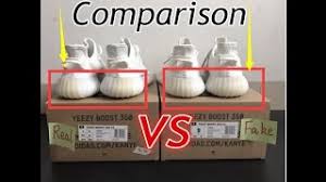 Our old instagram was closed. Adidas Yeezy Boost 350 V2 Cream White Real Vs Fake Comparison Review Youtube