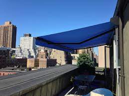 Retractable Awning In Nyc Penthouse By Breslow Home Design Www Breslow Com Nyc Penthouse House Design Retractable Awning
