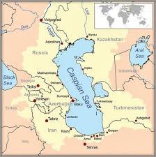 The Caspian Sea Caspian Sea Map Political Map
