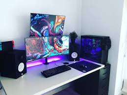 Inspiration Gaming Room Setup Desk Setup Gaming Desk Setup