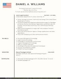 Paralegal Resume Samples Examples Paralegal Resume Objective Skills Frg